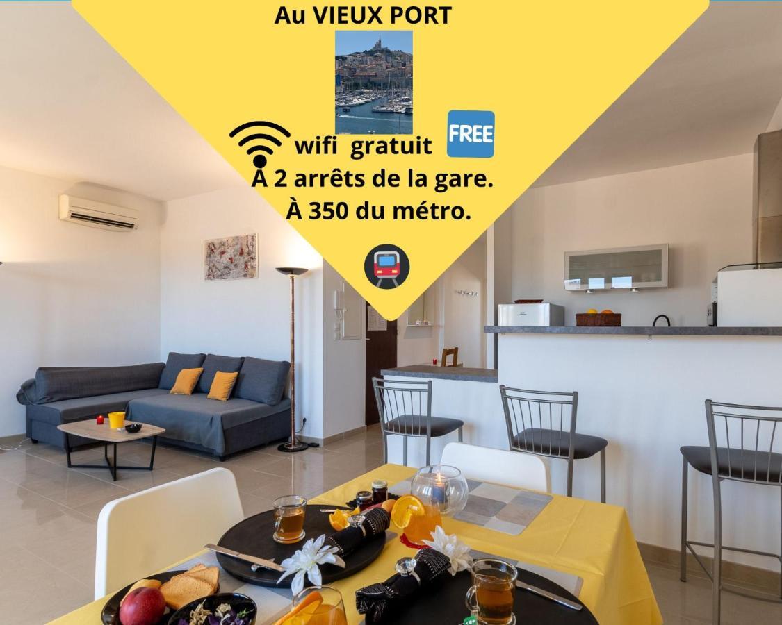 Celebre Vieux Port, Marseille Leilighet Eksteriør bilde